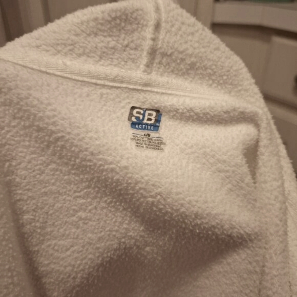 SJB White Active Wear Hoodie sweatshirt - Picture 2 of 12